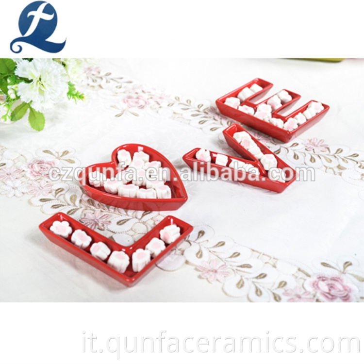 Ceramic Heart Shape Dish